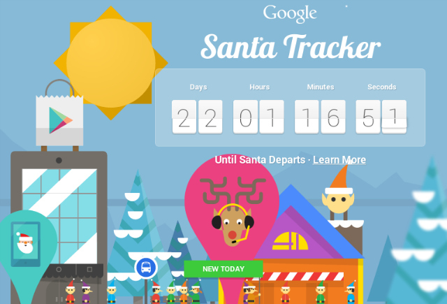 google-santa-tracker-pagina de start