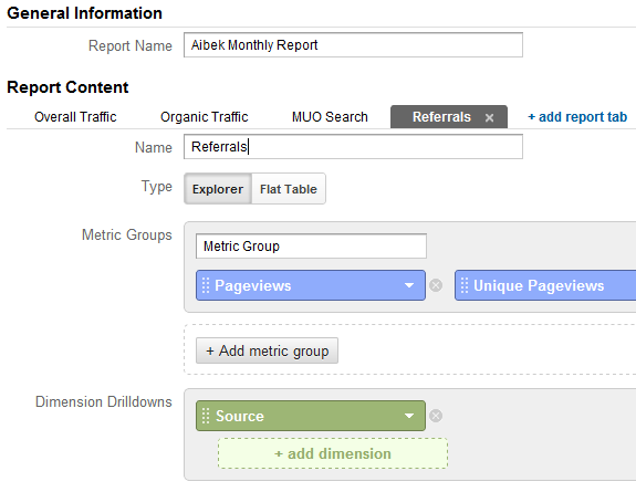 rapoarte Google analytics