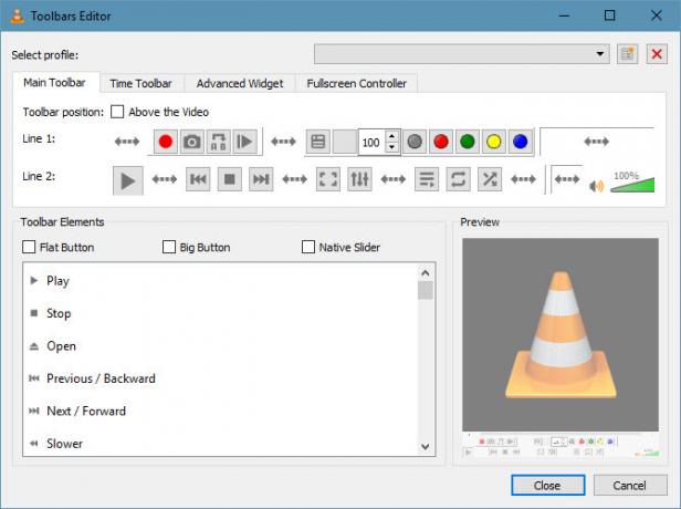 VLC-Interface Editor