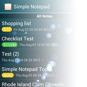 Notă sigură și într-adevăr simplă Preluare cu un bloc de notițe simplu [Android 2.2+] notepad simplu