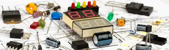 Componente electronice de diferite tipuri