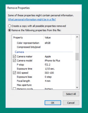 Cum să eliminați informațiile personale din fotografiile din Windows 10 Photo Properties 2