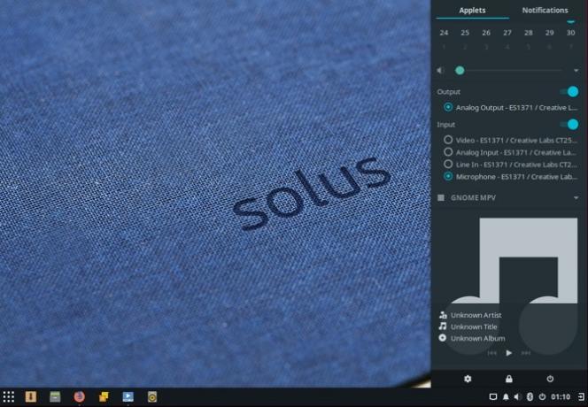 solus notificări linux