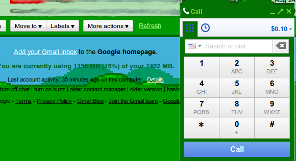 apeluri telefonice gmail