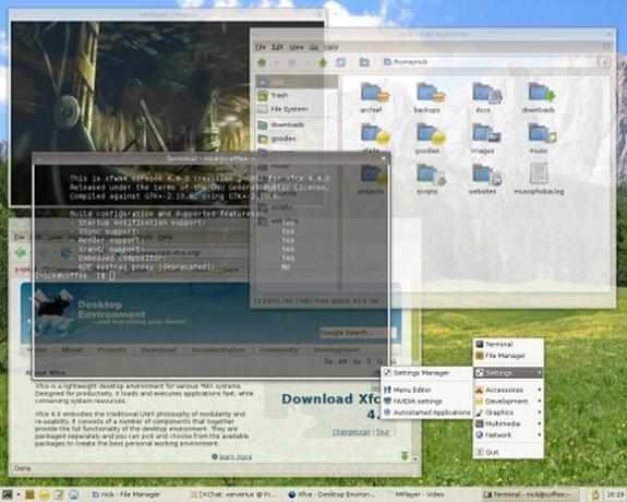 medii desktop linux