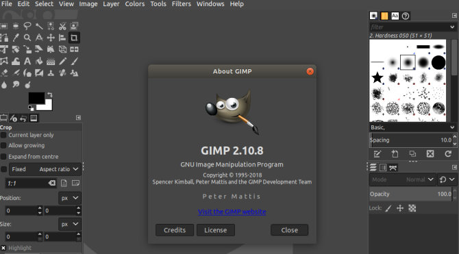 gimp pentru linux