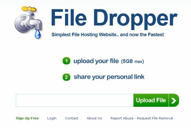 Nu-înscriere-web-apps-file-sharing-file-picurător