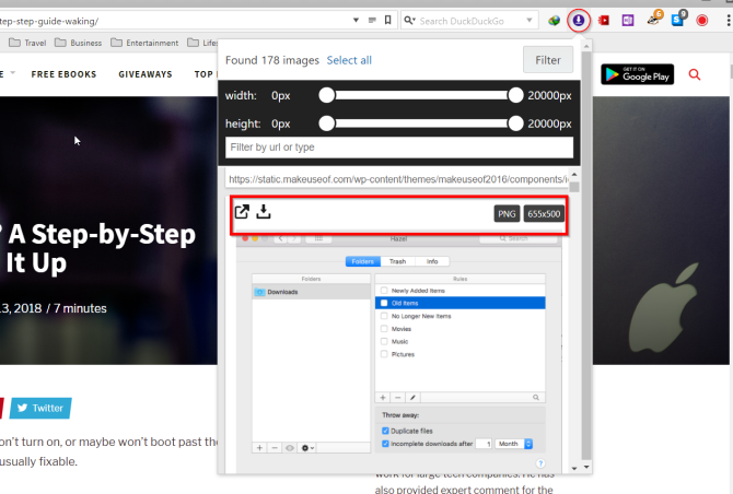 Imageye downloader pentru chrome