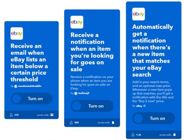 ifttt trucuri oferte online ebay