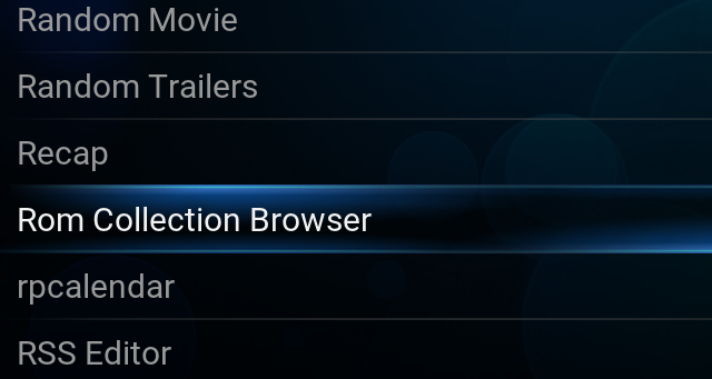 Instalarea browserului Kodi ROM Collection