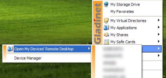 Harta serviciului online ca unitate de rețea cu Gladinet (Windows) remotedesktopglad