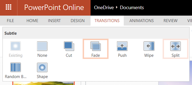 comparatie powerpoint online vs. powerpoint 2016