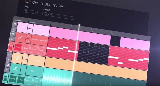 Windows 10 Creators Update - Groove Music Maker