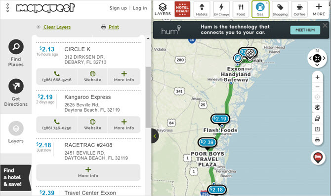 web map planner gaz