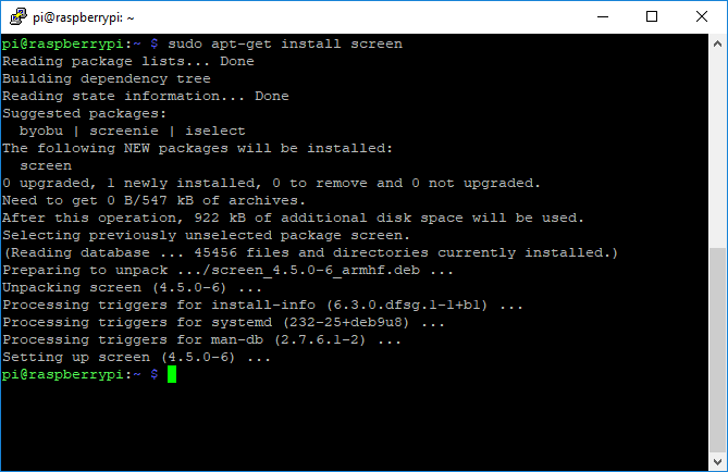 Instalare terminal terminal GNU Apt