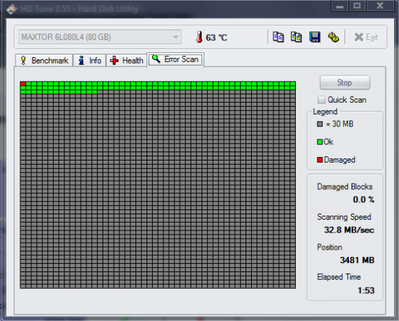 4 Instrumente pentru a prezice și a preveni defectarea hard disk-ului hdtune2