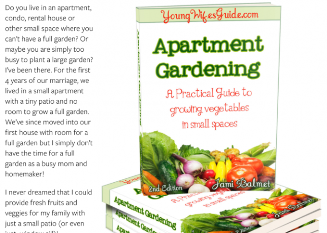 Garden Garden oferă sfaturi practice despre cum să cultivați o grădină de legume într-un apartament sau un spațiu mic