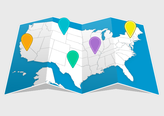 Exemplu grafic Fold Map