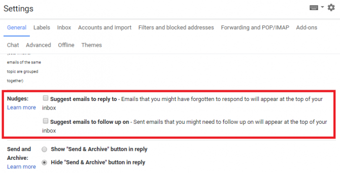 Ce este Nudge în Gmail? Și cum se activează și se oprește gmail nudge 670x341