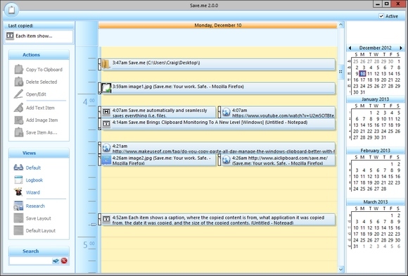 monitorizare clipboard