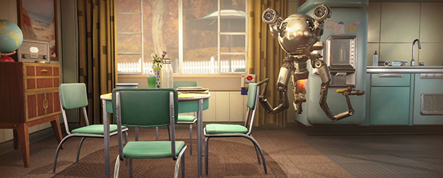 Fallout 4: Mr. Handy în bucătărie