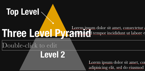 Creați prezentări profesionale în minute cu Slidevana pentru PowerPoint și Keynote [Giveaway] PyramidDiagram