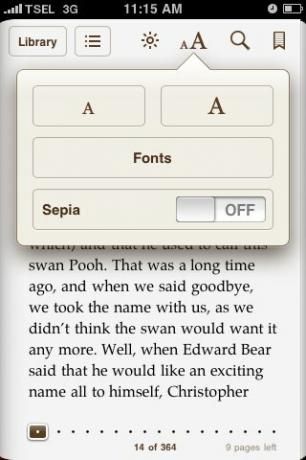 iBooks pentru iPhone