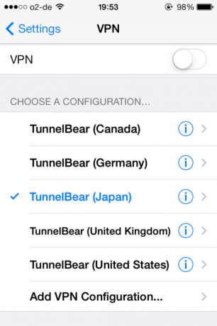 Configurați un VPN pe iPhone-ul dvs. în minute cu Tunnelbear tunnelbear9