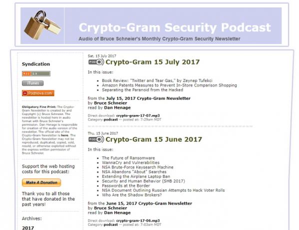 podcast cripto-gramă