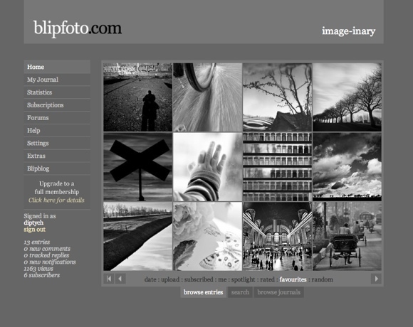 Top 4 site-uri foto pentru a partaja o fotografie în fiecare zi BlipBrowse