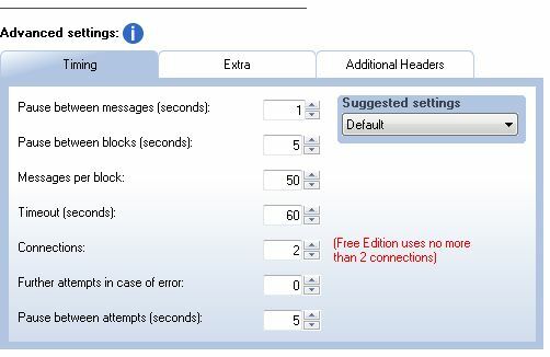 SendBlaster - un manager de informare offline pentru site-ul dvs. mic sendblaster9