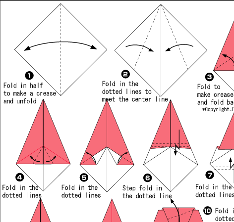 diagrame origami ușoare
