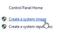 Windows 10 Backup și restaurare Creare imagine de sistem