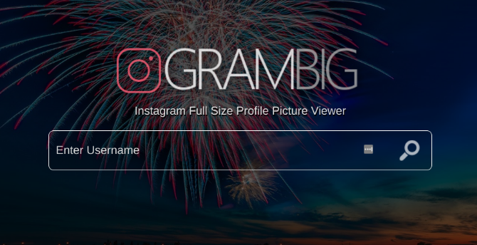 GramBig arată fotografii cu dimensiuni complete ale imaginilor de profil ale instagramului