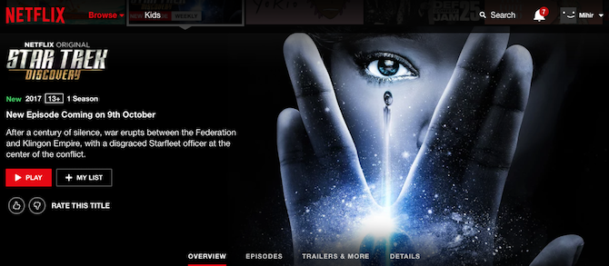 Star Trek Discover cbs all access netflix