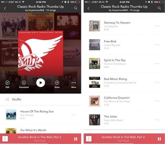 playlist auto pandora premium