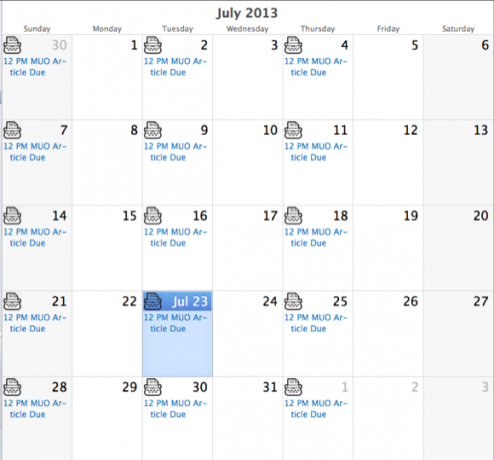 Calendarul BusyCal muo