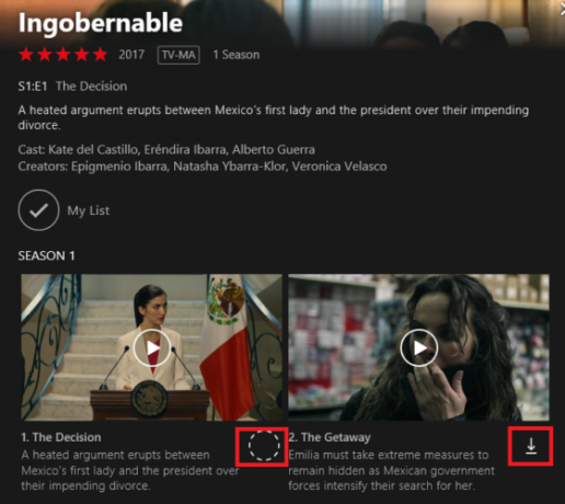 netflix download windows 10 episod