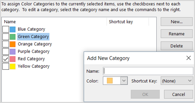 OutlookRenameCategories