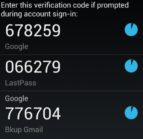 Google Authenticator