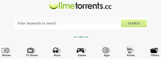 pagina de căutare limetorrents