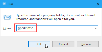Deschideți Editorul de politici de grup în Windows 10