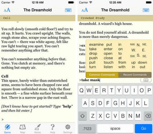 Love Love Fiction Interactive? Completează-ți iPad-ul sau iPhone-ul cu text Adventure dreamhold