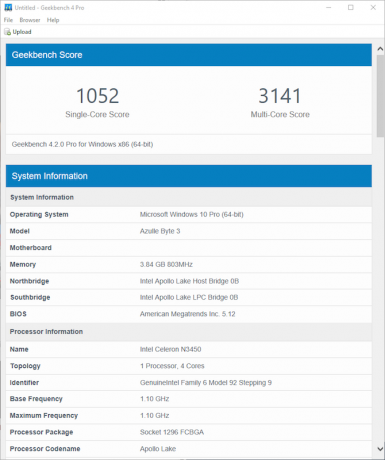 Azulle Byte 3 Recenzie: Acest Mini PC Minuscul și Fanless face totul byte 3 geekbench cpu