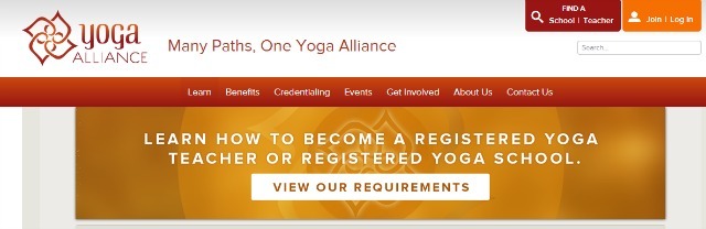 Site-ul YogaAlliance