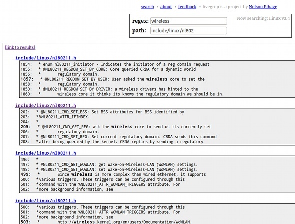 căutați codul sursă al kernelului linux