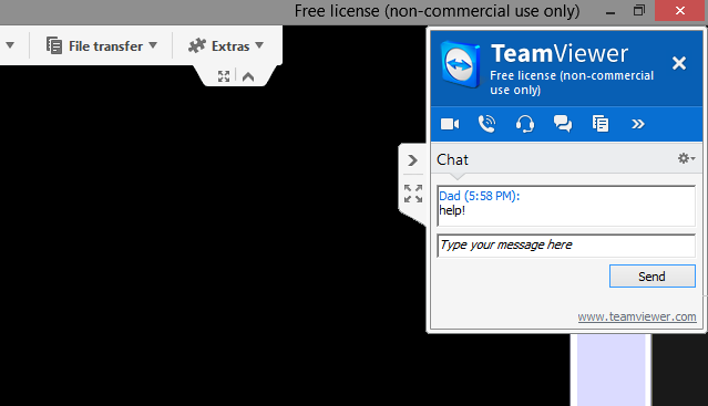 8 Chat TeamViewer