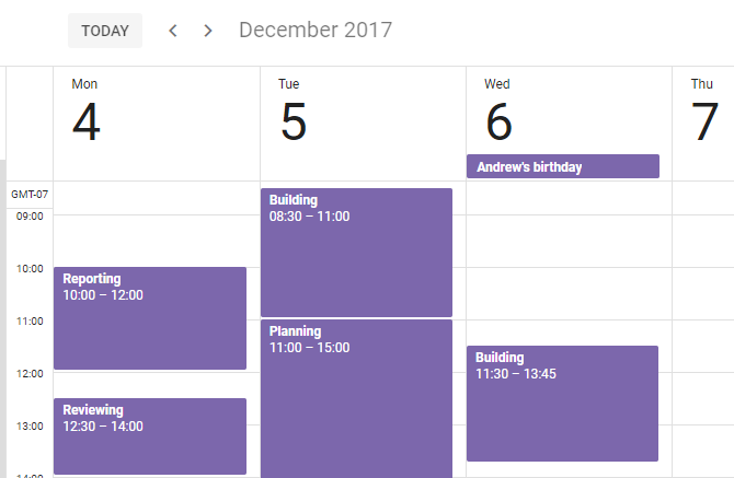 activități secrete focus productivitate lot Google google calendar