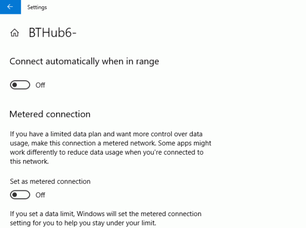 Dezactivați conexiunea Wi-Fi automată în Windows 10