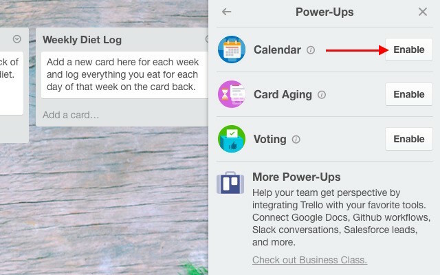 Trello-enable-calendar